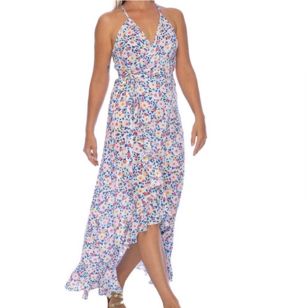 Poupette St. Barth
Long Dress Tamara Blue Fruit Flower